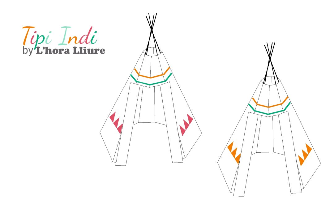 Manualitats infantils: Tipi indi