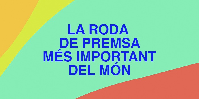 11h La roda de premsa més important del món