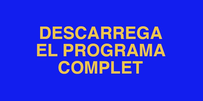 Programa complet de la Crea’t